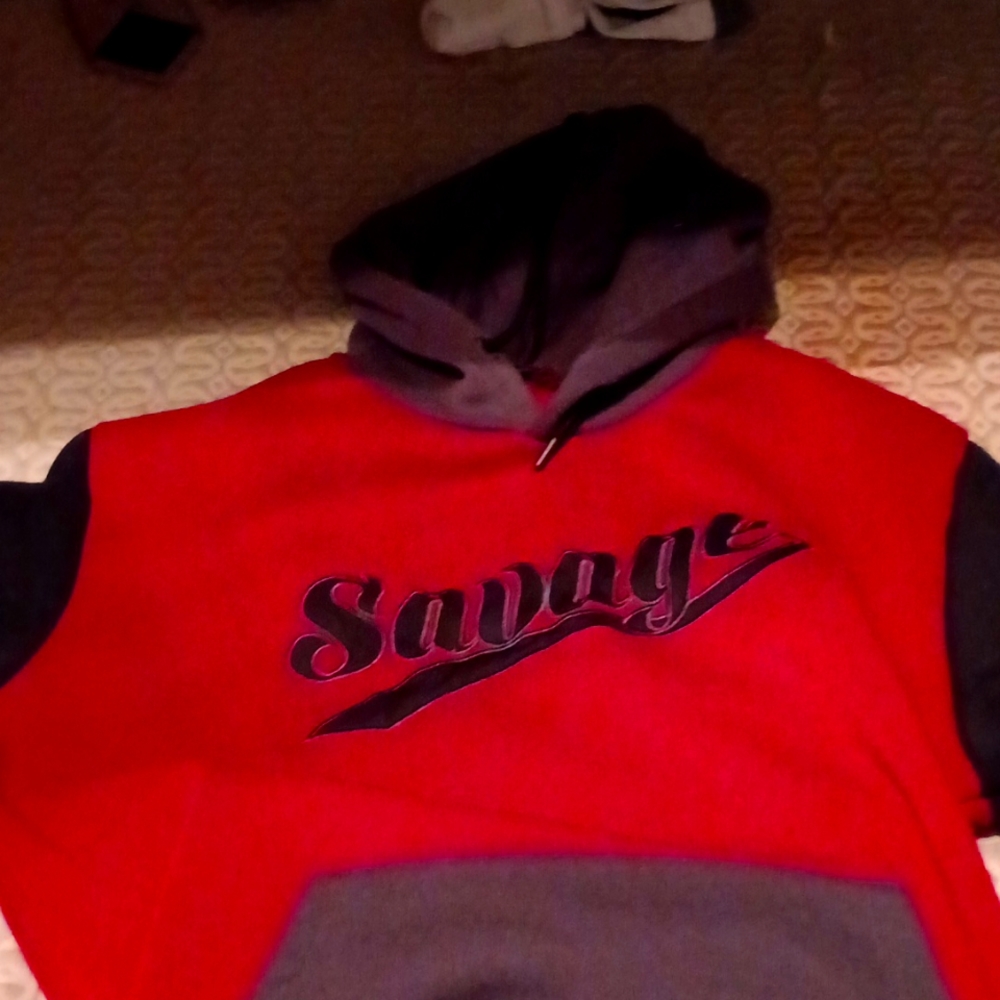 Red hoodie